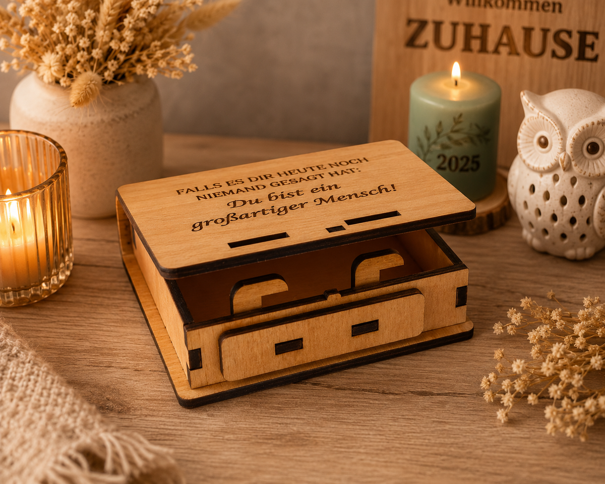 Buchenholz Etui