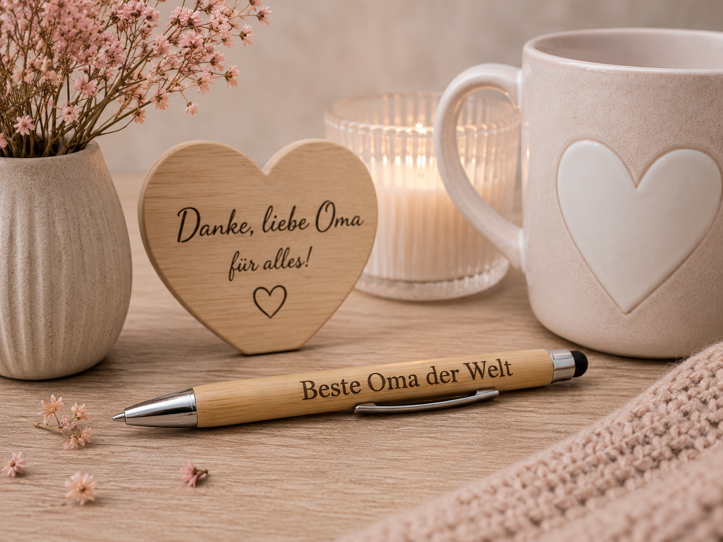 ✨ Bambus Kugelschreiber mit Touchpen – Das persönliche Geschenk für jeden Anlass