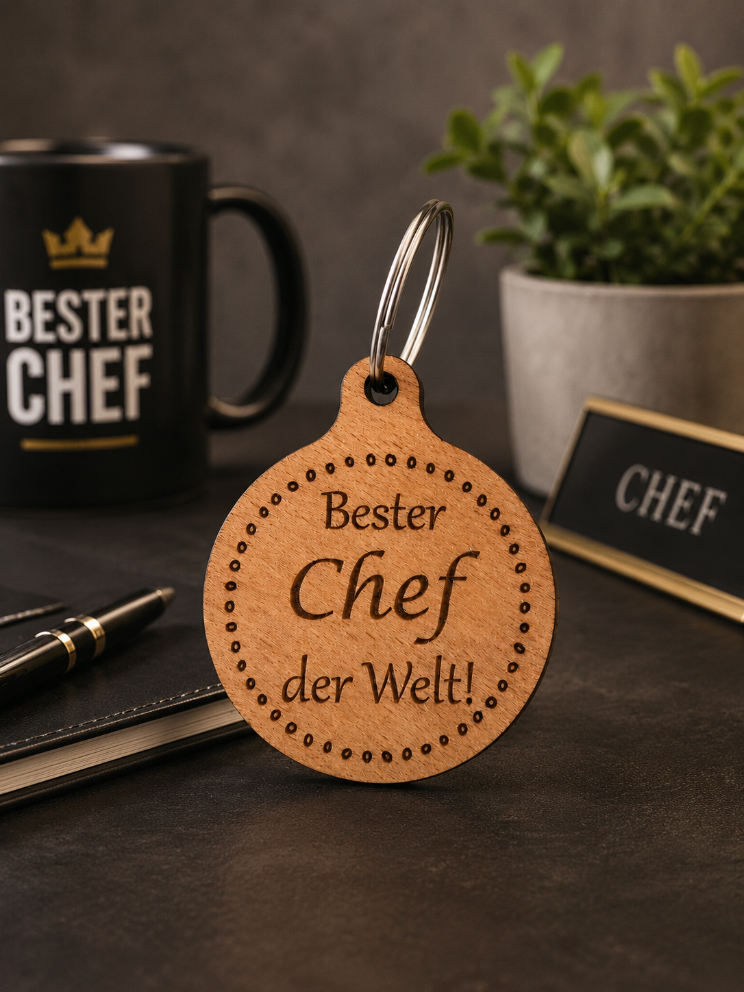 🌿 Buchenholz-Schlüsselanhänger mit Wunschgravur – Das perfekte Geschenk für jeden Anlass