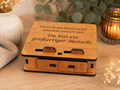 Buchenholz-Etui mit Wunschgravur