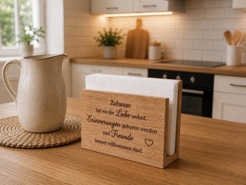 Serviettenhalter aus Holz