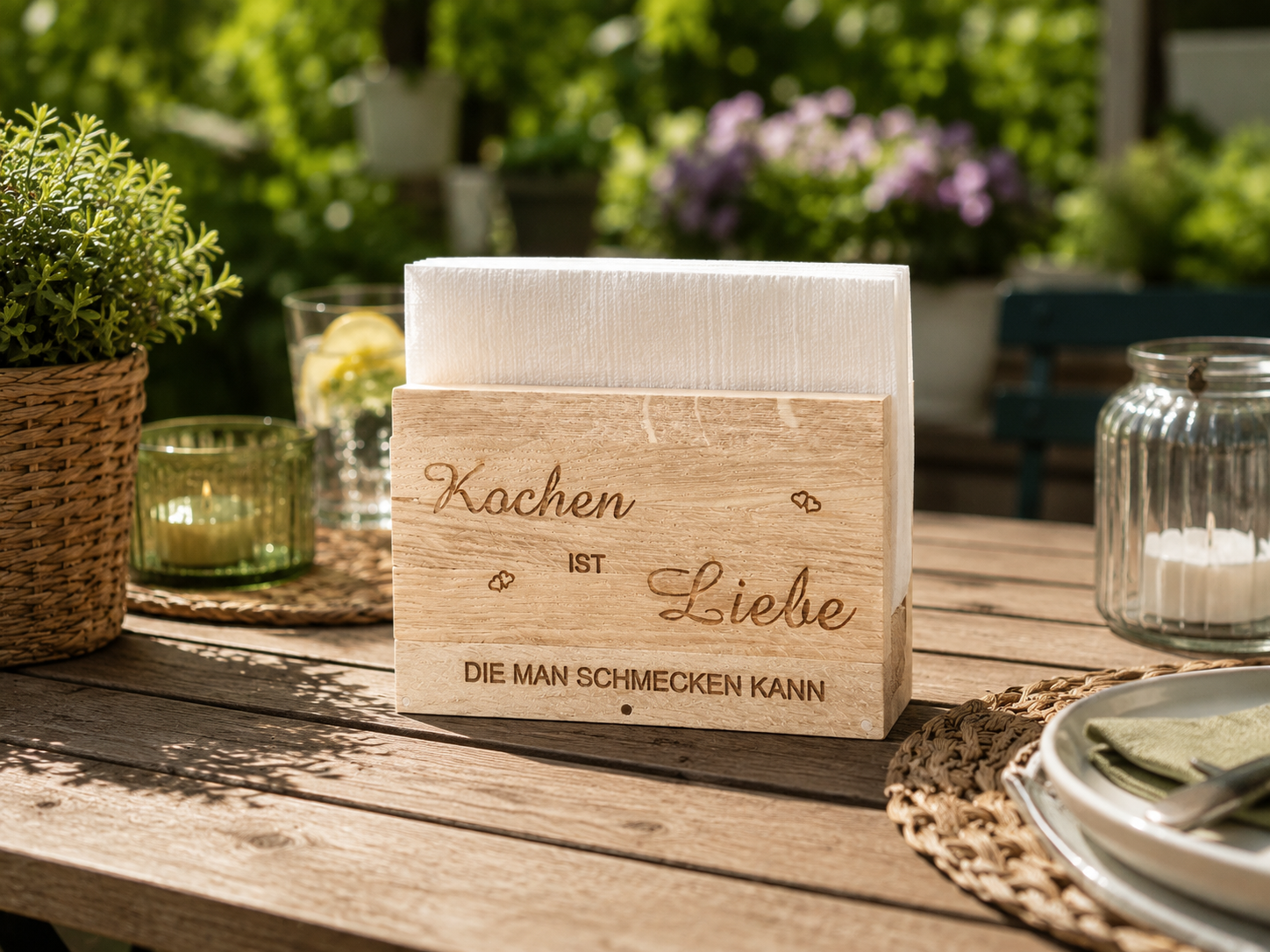 Serviettenhalter aus Holz